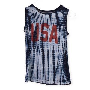 LOL Vintage Shirt XS Womens USA Tie Dye Tank Graphic Sleeveless Crew Neck